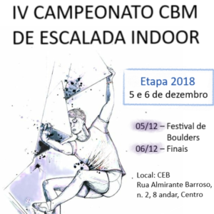 IV Campeonato CBM de Escalada Indoor no CEB – 05-06/12/2018