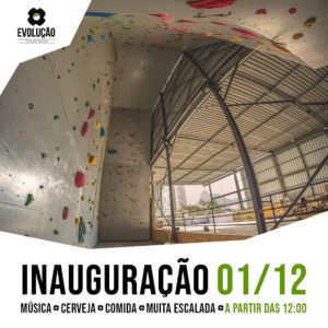 Inauguração do muro do Evolução