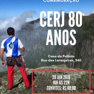 Cerj 80 anos – participe desta alegre comemoração! – 20/01/19