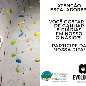 Rifa de 8 diárias no Evolução – participem!