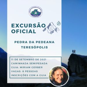 Excursão Oficial: Pedra da Pedeana com Miriam Gerber – 11.09.21