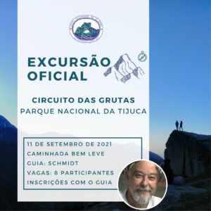 Excursão Oficial: Circuito das Grutas do PNT com Schmidt – 11.09.21