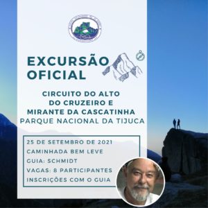 Excursão Oficial: Circuito do Alto do Cruzeiro e Mirante da Cascatinha com Schmidt – 25.09.21