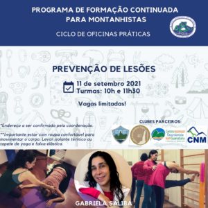 Oficina Prevenção de Lesões – Gabriela Saliba – 11/09/21