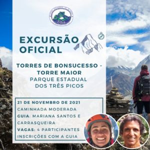 Excursão Oficial: Torres de Bonsucesso – Torre Maior com Mariana Santos e Carrasqueira – 21.11.21