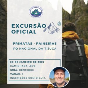 Excursão Oficial: Primatas – Paineiras com Henrique – 20.01.22