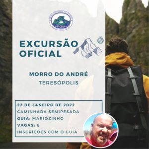 Excursão Oficial: Morro do André com Mariozinho – 22.01.22