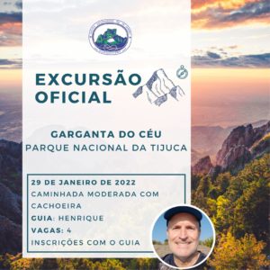 Excursão Oficial: Primatas – Garganta do Céu com Henrique – 29.01.22