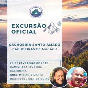 Excursão Oficial: Cachoeira Santo Amaro com Miriam e Mariozinho – 26.02.22