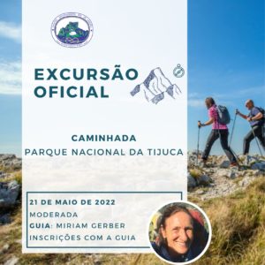 Excursão Oficial: Caminhada no Parque Nacional da Tijuca com Miriam Gerber – 21.05.22