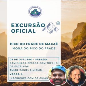 Excursão Oficial: Pico do Frade de Macaé com Daniel e Miriam – 08.10.22