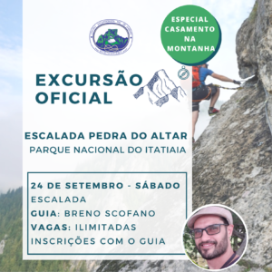 Excursão Oficial: Escalada Pedra do Altar com Breno Scofano – 24.09.22