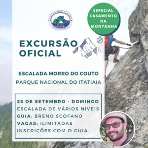 Excursão Oficial: Escalada Morro do Couto com Breno Scofano – 25.09.22