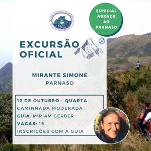 Excursão Oficial: Mirante Simone com Miriam Gerber – 12.10.22