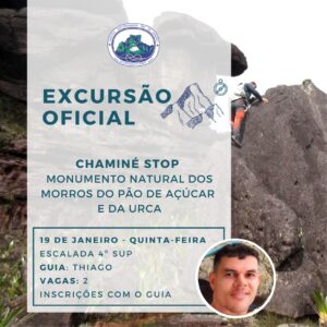 Excursão Oficial: Chaminé Stop com Thiago – 19.01.23