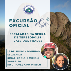 Excursão Oficial: Escaladas na Serra de Teresópolis com Carla e Miriam – 23.07.23