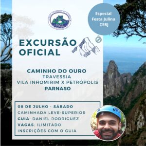 Excursão Oficial: Caminho do Ouro (Travessia Vila Inhomirim x Petrópolis) com Daniel – 08.07.23