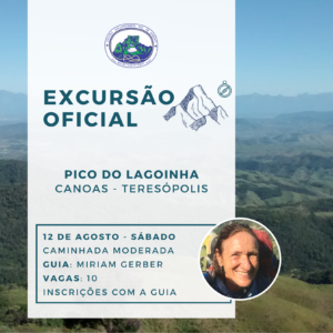 Excursão Oficial: Pico do Lagoinha com Miriam Gerber – 12.08.23