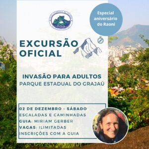 Excursão Oficial: Invasão ao Parque do Grajaú com Miriam Gerber – 02.12.23