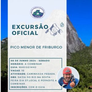 Excursão Oficial: Pico Menor de Friburgo com Mariozinho – 08.06.24