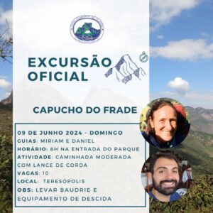 Excursão Oficial: Capucho do Frade com Miriam e Daniel – 09.06.24