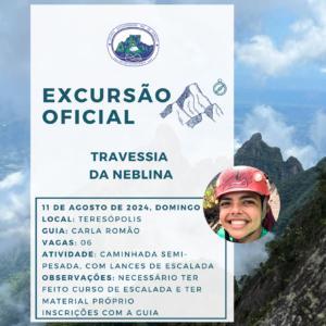 Excursão Oficial: Travessia da Neblina com Carla Romão – 11.08.24