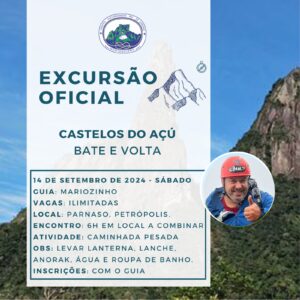 Excursão Oficial: Castelos do Açu com Mariozinho – 14.09.24