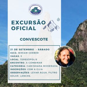 Excursão Oficial: Convescote com Miriam Gerber – 21.09.24