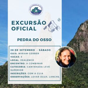 Excursão Oficial: Pedra do Osso com Miriam Gerber – 28.09.24