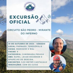 Excursão Oficial: Circuito São Pedro – Mirante do Inferno com Mariozinho e Wal – 19.10.24