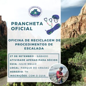 Oficina de Reciclagem de Procedimentos de Escalada – 27.09.25